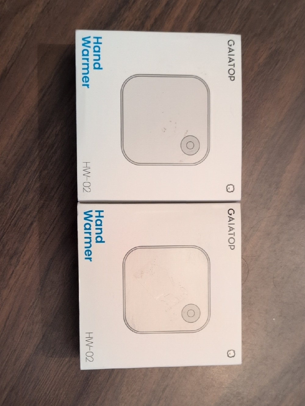 GAIATOP Hand Warmer in White (2-Pack)
